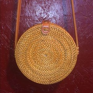 Brand New | Made in Bali Woven Round Crossbody